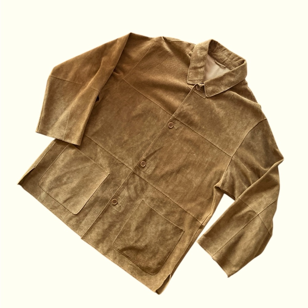 Massimo Brown Suede Jacket - Picture 4 of 9